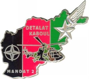 Insigne DATALAT ISAF Kaboul, mandat n° 2 Alat.fr