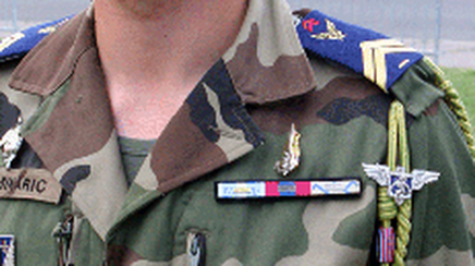 Photo insigne sur fourragère 21e GAOA Alat.fr