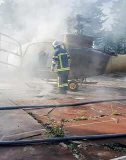 EMA GAM-STAT : exercice incendie sur GAZELLE Alat.fr