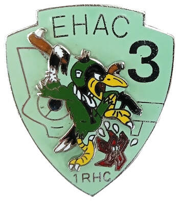 Insigne SEGALEN de la 3e EHAC du 1er RHC, type 1, Alat.fr