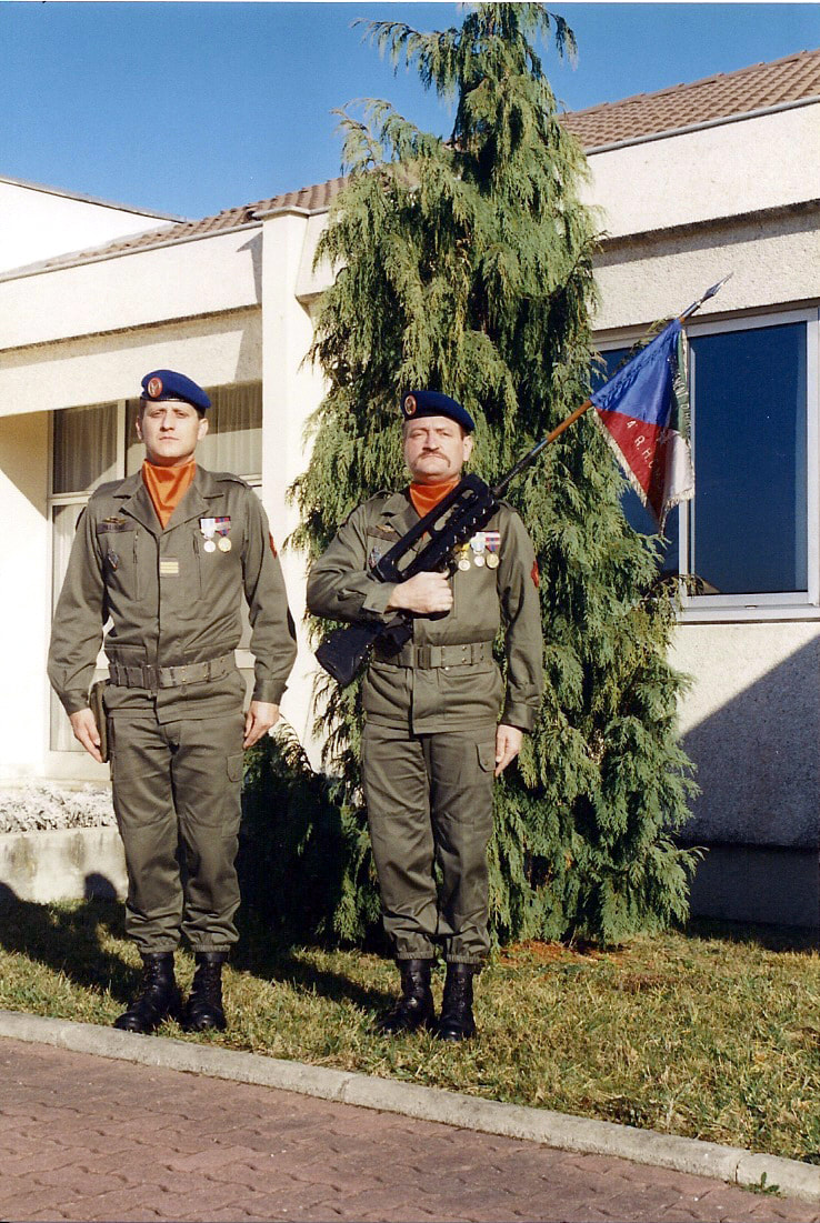 Personnels de la 4e EHM (type 1) du 4e RHCM de Nancy 1987 Alat.fr