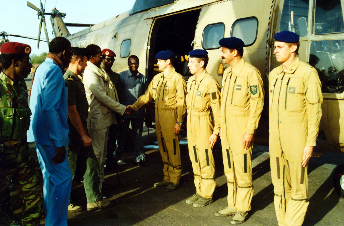 ÉPERVIER :  janvier 1992, transport du président tchadien, Idriss Déby. Alat.fr