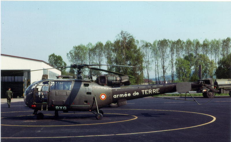 Al III de la 3e Escadrille d'Hélicoptères d'Attaque du 3e RHC Étain 1982 Alat.fr