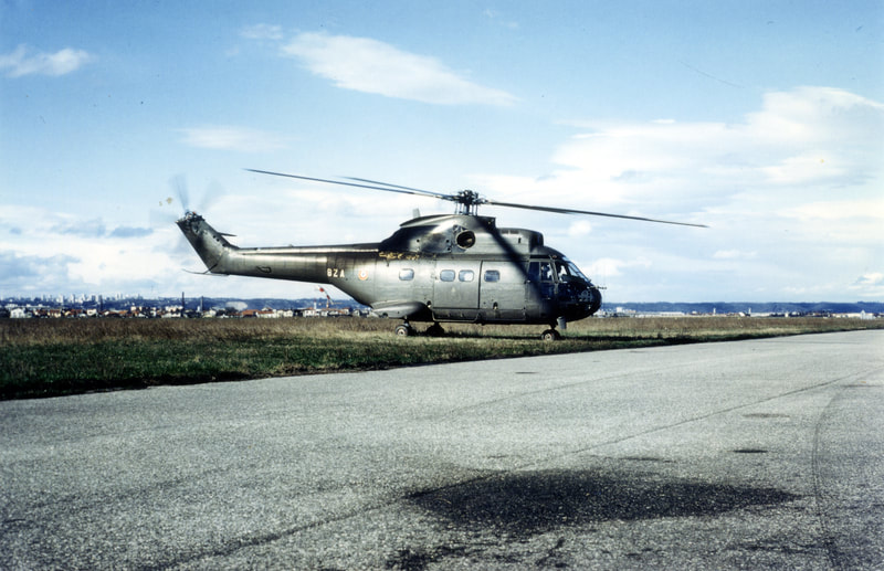 SA 330 de la 6e Escadrille d'Hélicoptères de Manœuvre 1979 3e RHC Étain alat.fr