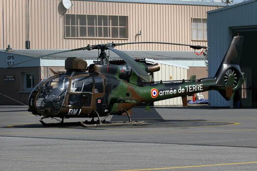 Sa 342 M 4155 de l'Escadrille d'Hélicoptères de Reconnaissance du 3e RHC Étain 2009 Alat.fr