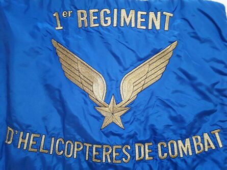 Fanion Escadrille de Services d'Aérodrome (type 2) recto 1e RHC Phalsbourg Alat.fr
