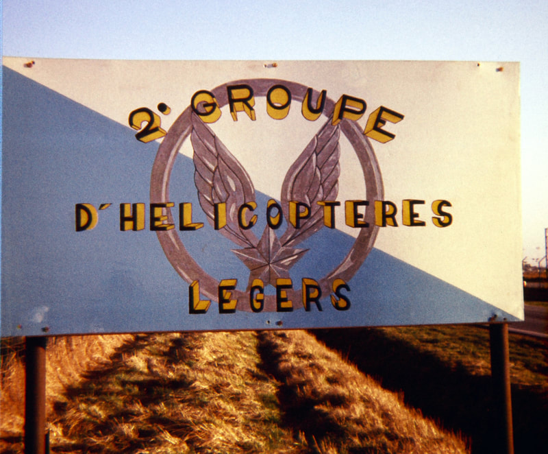 Panneau entée 2e GHL Lesquin Base en 1981 Alat.fr