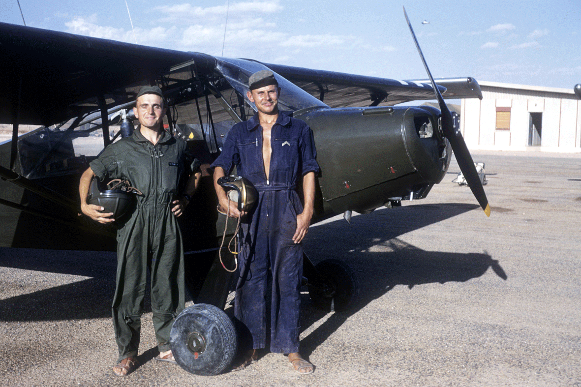 2e PA ZOS, El-Abiod, vol d'essai avec le MDL Bernard MIGNOT, le 31 août 1961. Alat.fr