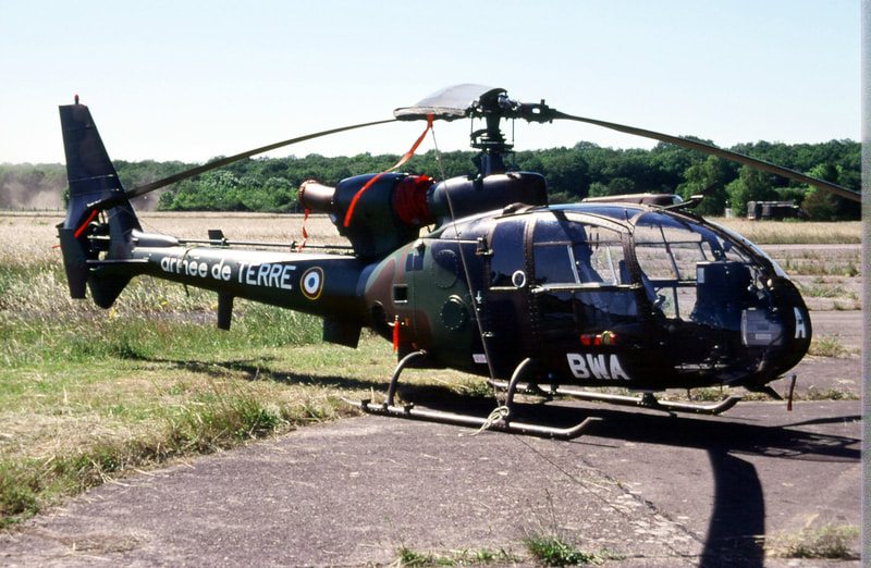 Sa 342 M 3615 de l'Escadrille d'Hélicoptères de Reconnaissance du 3e RHC Étain 2005 Alat.fr
