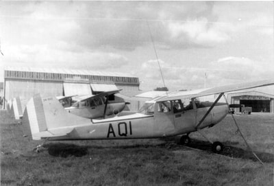 CESSNA L-19E 24582/AQI sur le terrain de Tarbes en septembre 1963 Alat.fr