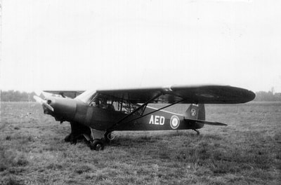 PIPER L-21B n° 18-5338/AED, posé à Pau-Idron en août 1963 Alat.fr