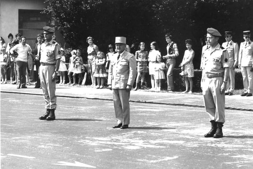 10 juillet 1975, prise de commandement du 5e GALREG Alat.fr