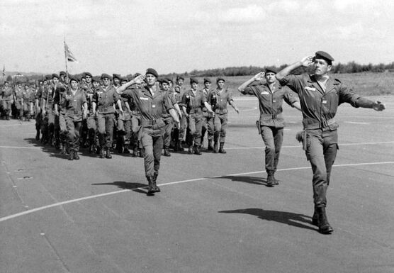 La 6e EHM du 5e RHC avec à sa tête le capitaine LESCASSE, le 1er août 1978 Alat.fr