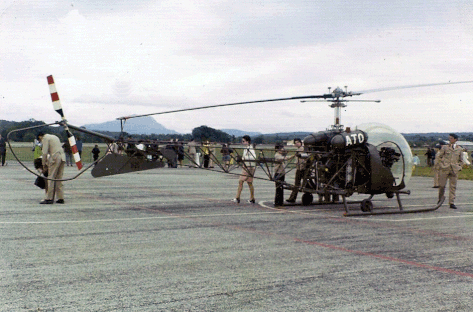 Bell 47 du 7e Galat 1973 Alat.fr