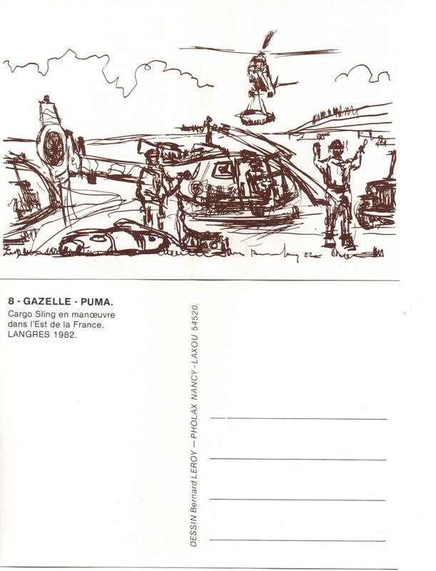 Carte postale GAZELLE et PUMA de Bernard LEROY Alat.fr