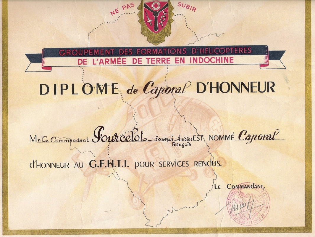 GFHATI : Diplôme d'honneur du commandant POURCELOT. Alat.fr