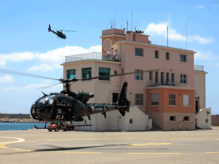 Gazelle détachement du 5e GHL à Ajaccio Aspretto Corse Alat.fr