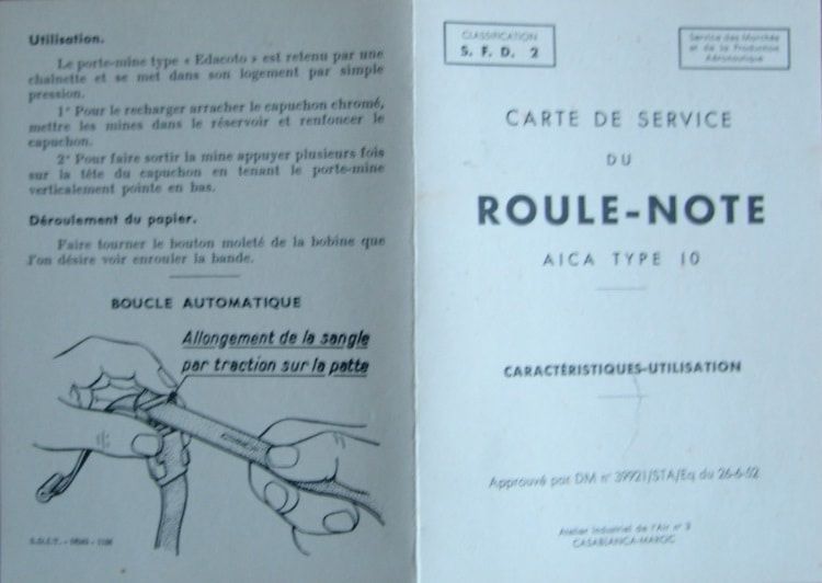 Notice du roule-notes ALAT Alat.fr