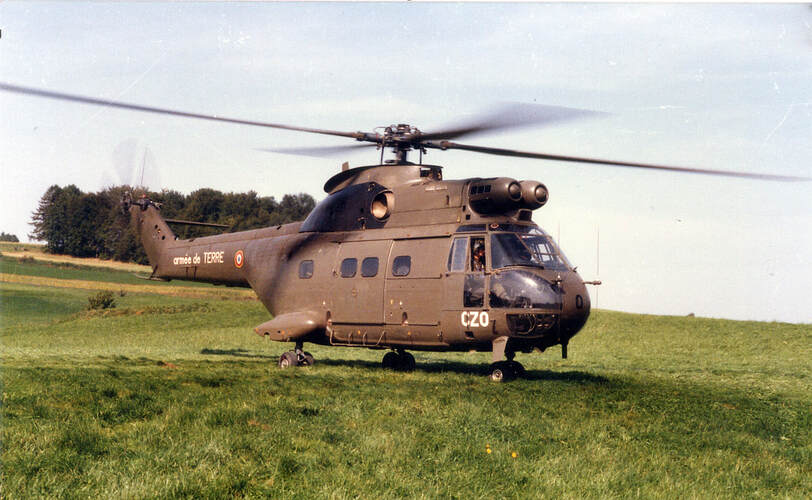 SA 330 de l'EHM 6 (type 2) du 1e RHC de Phalsbourg 1988 Alat.fr