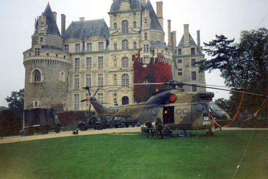 SA 330 de la 2e Escadrille d'Hélicoptères de Manœuvre du 4e RHCM Nancy 1991 Alat.fr