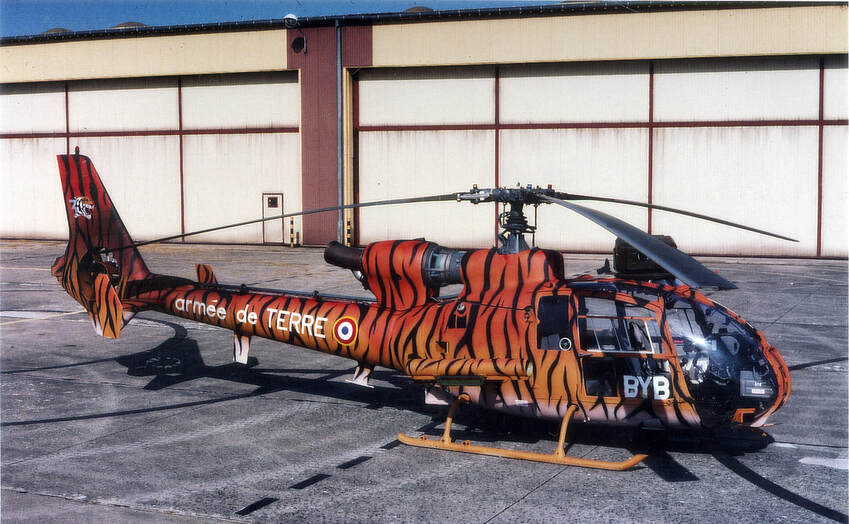Gazelle Tiger Meet de l'Escadrille d'Hélicoptères d'Attaque  Félins du 3e RHC Étain 2003 Alat.fr