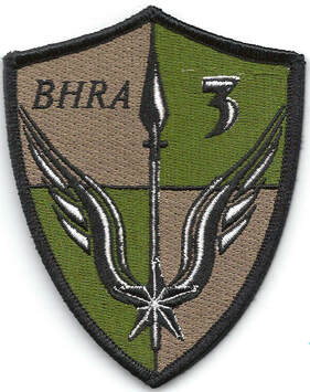 Patch tissu du BHRA du 3e RHC