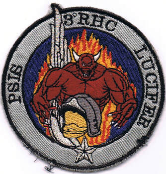 Patch tissu type 2 du peloton incendie sauvetage (PSIS) du 3e RHC 