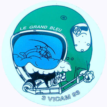 Autocollant 3e VICAM en 1993 ESALAT Dax Alat.fr