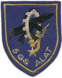 Patch tissu de l'insigne du 5e GSALAT Alat.fr