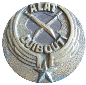 Médaille ALAT Djibouti bronze, fabrication inconnue Alat.fr