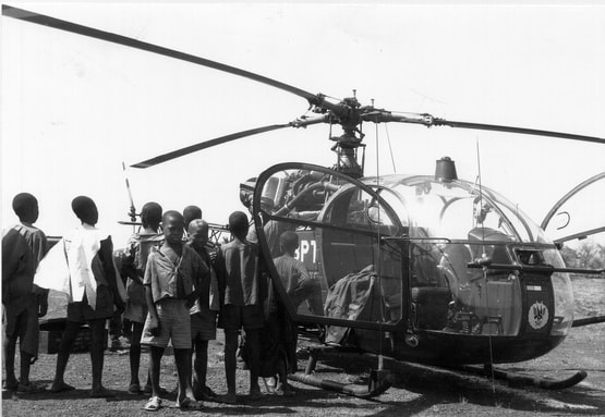 Al II Sénégal 1966 Escadrille d'Hélicoptères d'Attaque du  Galdiv 11 Pau Alat.fr