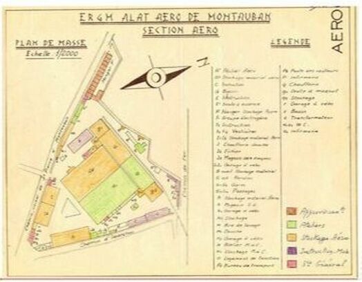 ERGM Montauban : plan de l'Arsenal. Alat.fr