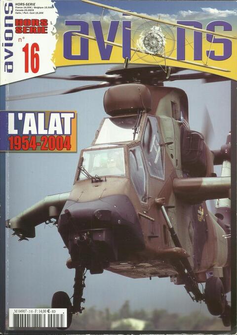 Revue Avions hors série sur l'ALAT de 1954 à 2004, Lela Presse 2004 alat.fr