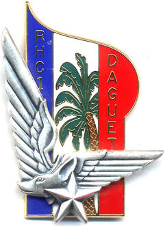 Insigne du REGHÉLICO n° 1 de Daguet, fabrication Balme