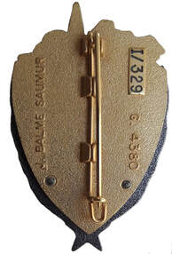 Dos insigne DETALAT Salamandre, BALME, avec homologation, numérotés I/xxx Alat.fr