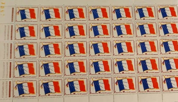 Pholatélie : dotation mensuelle de timbres donnée aux militaires Alat.fr