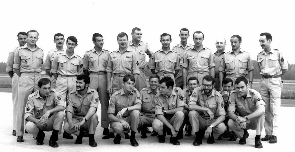 Le peloton au Versoud, entre 1969 et 1972, sous les ordres du capitaine Alain PFISTER. Alat.fr