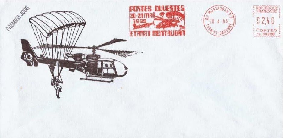 Enveloppe ERGM de Montauban, portes ouvertes 30 - 31 mai 1995 Alat.fr