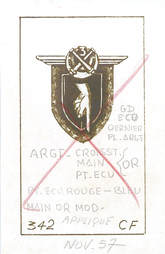 PhotoProjet CF de l'insigne GAOA n° 3, type 2 Alat.fr