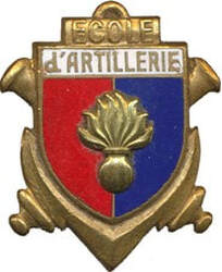 Insigne école d'artillerie type 1 Alat.fr