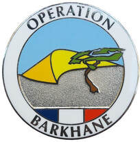 Insigne général de l'opération Barkhane, fabrication Arthus-Bertand Alat.fr