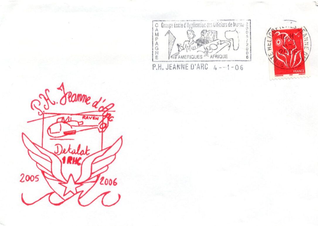 Enveloppe Campagne Jeanne d'Arc 2005-2006 Alat.fr 