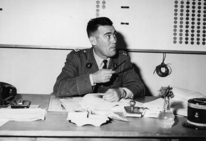 GH n° 3 : le capitaine Raymond JESTIN, en 1956. Alat.fr