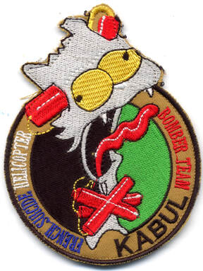 Patch french suicide helicopter bomber team mandats 1 et 2 ISAF Alat.fr