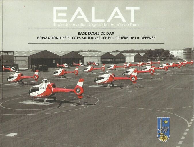 Livre Alat sur la formation des pilotes militaires d'hélicoptères de la défense sur EC120 Calliopé, Dax, 2012 alat.fr