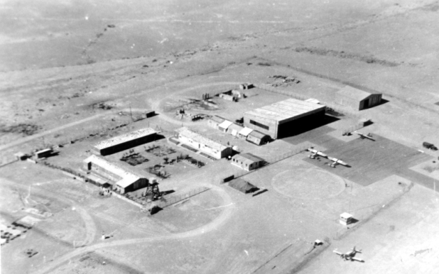 ​Vue aérienne du terrain de M'Sila, en 1961. Alat.fr