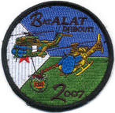 Patch BATALAT Djibouti détachement 2007 Alat.fr