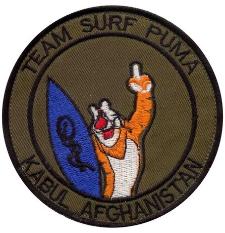 Patch tissu Team Surf Puma du bataillon d’hélicoptères Task Force Alat.fr