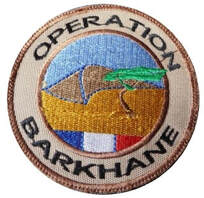Patch couleurs, type 2, de l'insigne général de l'opération Barkhane Alat.fr