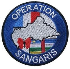 Patch en tissu, type 1, de l'insigne général de l'opération SANGARIS. Alat.fr